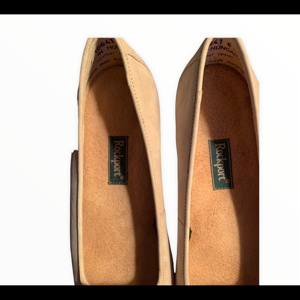 Rockport Comfort Suede Loafers Sz 6W - Picture 4 of 7